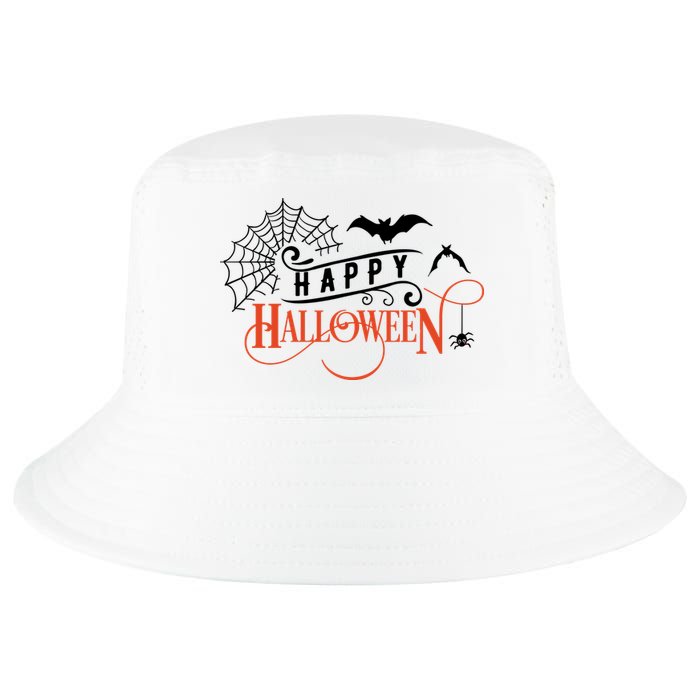 Happy Halloween Spiderweb Spooky Cool Comfort Performance Bucket Hat