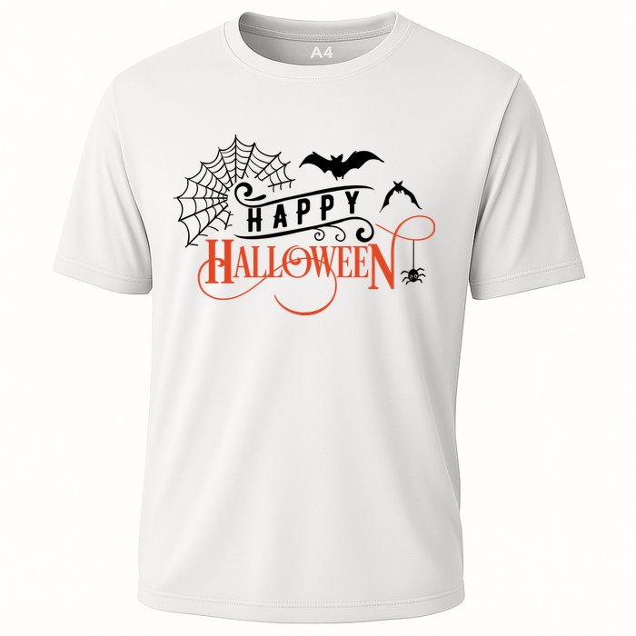 Happy Halloween Spiderweb Spooky Performance Shirt