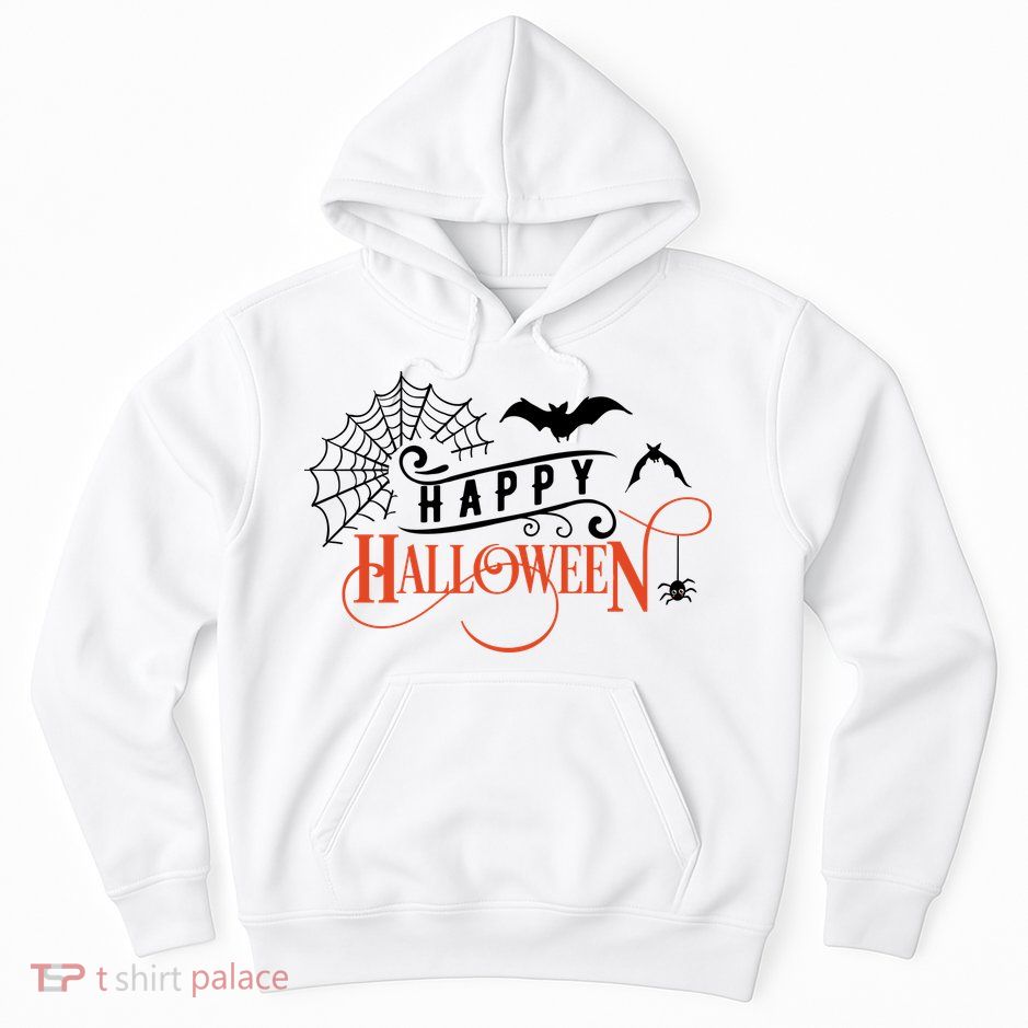 Happy Halloween Spiderweb Spooky Hoodie