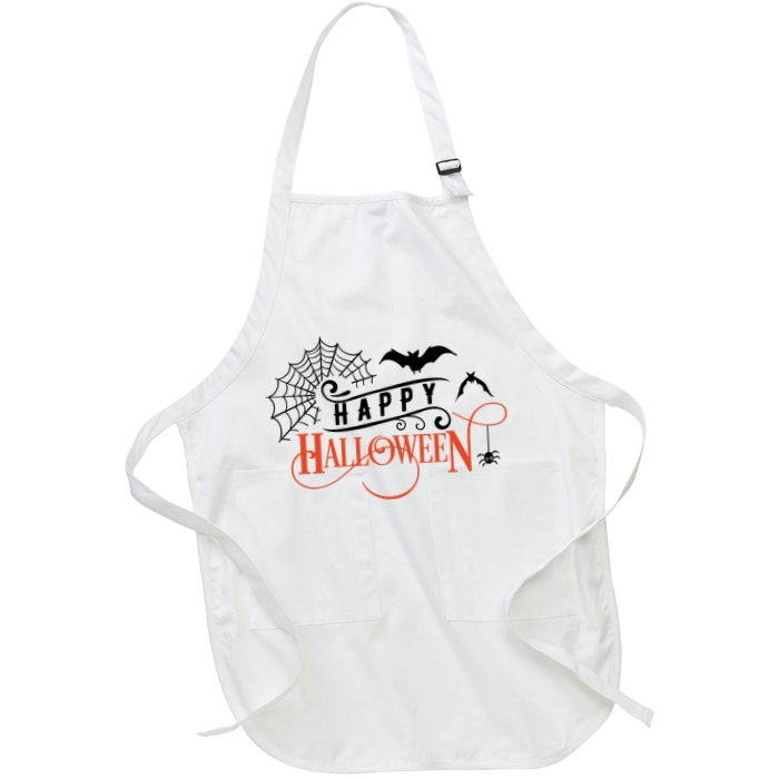 Happy Halloween Spiderweb Spooky Apron