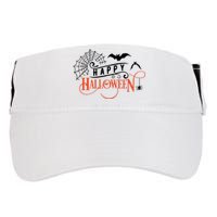 Happy Halloween Spiderweb Spooky Adult Drive Performance Visor