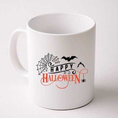 Happy Halloween Spiderweb Spooky Mug