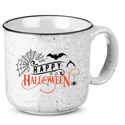 Happy Halloween Spiderweb Spooky 15oz Campfire Ceramic Mug