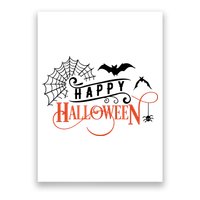 Happy Halloween Spiderweb Spooky Poster