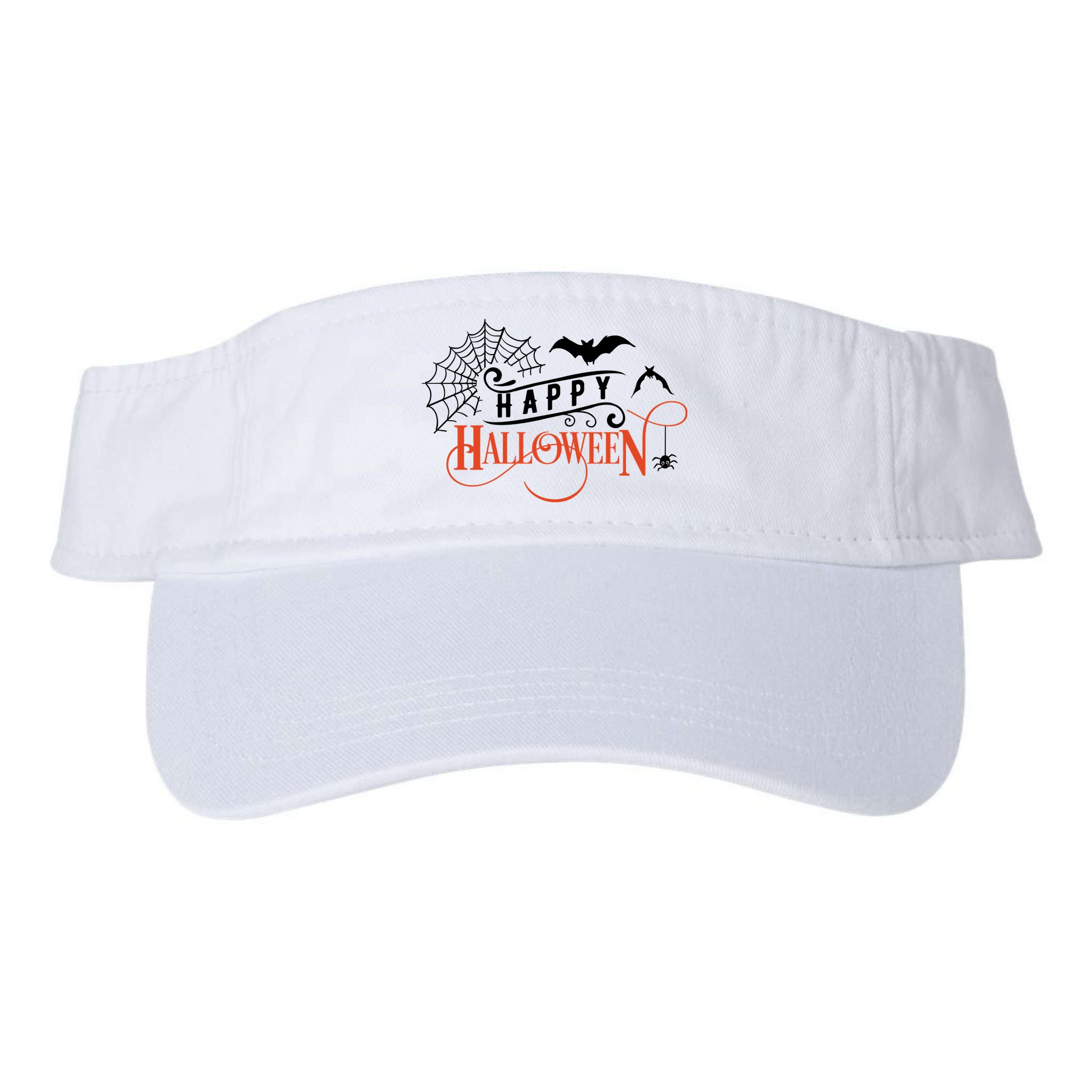 Happy Halloween Spiderweb Spooky Visor