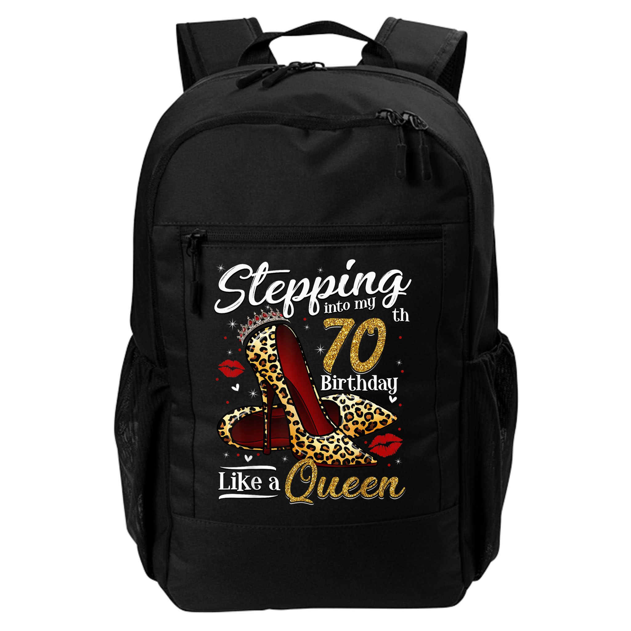 High Heels Stepping Into My 70th Birthday 70 and Fabulous Backpack