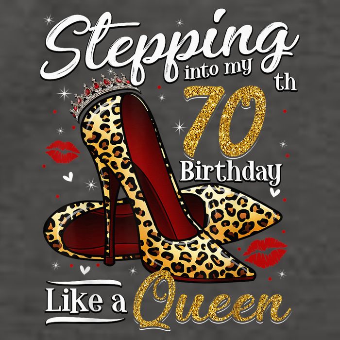 High Heels Stepping Into My 70th Birthday 70 and Fabulous Vector Backpack