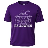 Happy Halloween Spooky Jack O Lantern Cooling Performance Crew T-Shirt