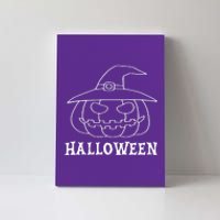 Happy Halloween Spooky Jack O Lantern Canvas