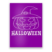 Happy Halloween Spooky Jack O Lantern Poster