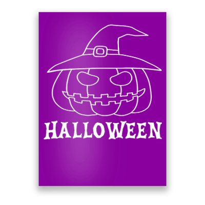 Happy Halloween Spooky Jack O Lantern Poster