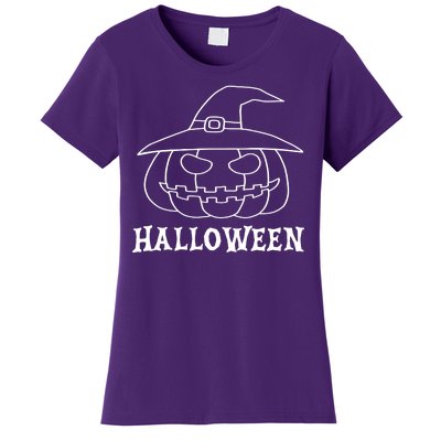 Happy Halloween Spooky Jack O Lantern Women's T-Shirt