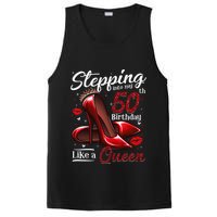 High Heels Stepping Into My 50th Birthday 50 And Fabulous PosiCharge Competitor Tank