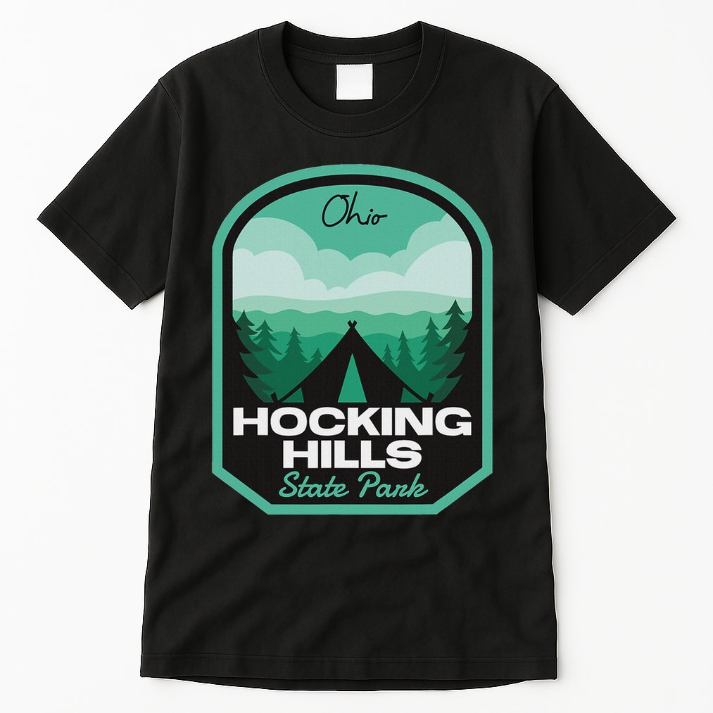 Hocking Hills State Park Oh Camping Tall T-Shirt