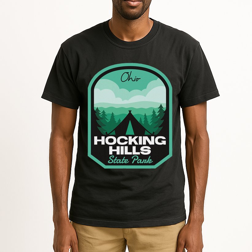 Hocking Hills State Park Oh Camping Tall T-Shirt
