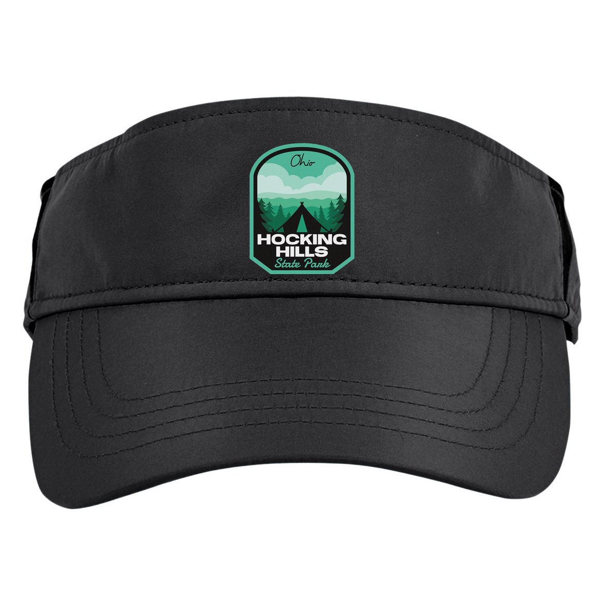 Hocking Hills State Park Oh Camping Adult Drive Performance Visor