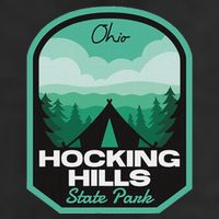Hocking Hills State Park Oh Camping 25L Jumbo Tote