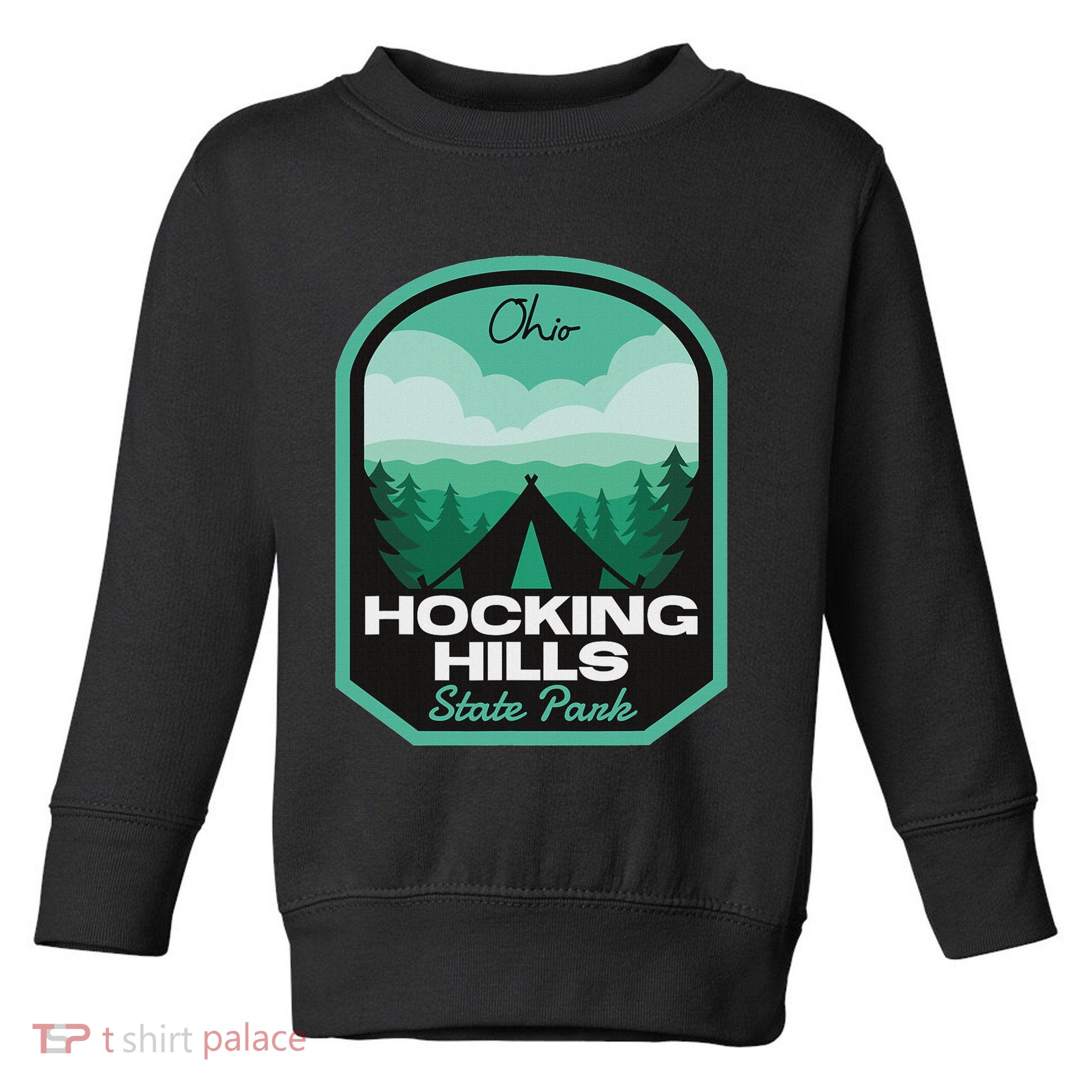 Hocking Hills State Park Oh Camping Toddler Sweatshirt