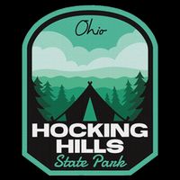 Hocking Hills State Park Oh Camping Wool Snapback Cap