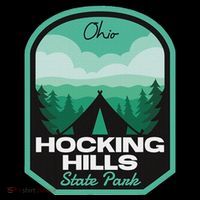 Hocking Hills State Park Oh Camping Kids T-Shirt