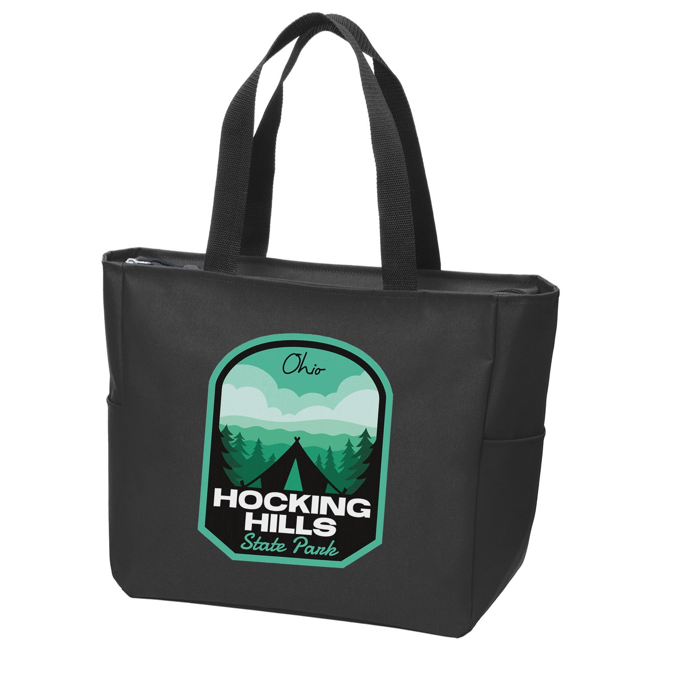 Hocking Hills State Park Oh Camping Zip Tote Bag