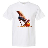 High Heels Squash Oranges; Kamala Harris Election Garment-Dyed Heavyweight T-Shirt