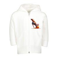 High Heels Squash Oranges; Kamala Harris Election Toddler Zip Fleece Hoodie