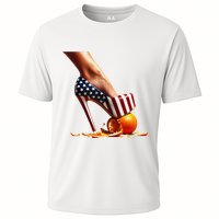 High Heels Squash Oranges; Kamala Harris Election Cooling Performance Crew T-Shirt