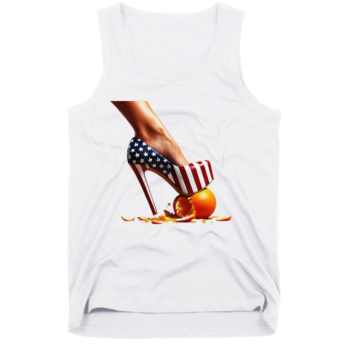 High Heels Squash Oranges; Kamala Harris Election Tank Top