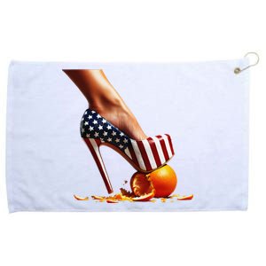 High Heels Squash Oranges; Kamala Harris Election Grommeted Golf Towel