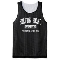 Hilton Head South Carolina Sc Vintage Established Sports Mesh Reversible Basketball Jersey Tank