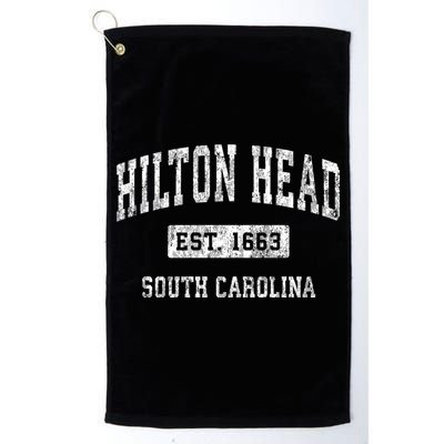 Hilton Head South Carolina Sc Vintage Established Sports Golf Towel
