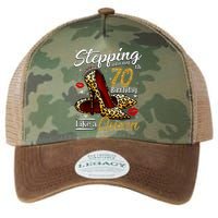 High Heels Stepping Into My 70th Birthday 70 and Fabulous Legacy Tie Dye Trucker Hat