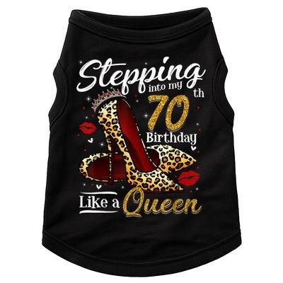 High Heels Stepping Into My 70th Birthday 70 and Fabulous Doggie Tank