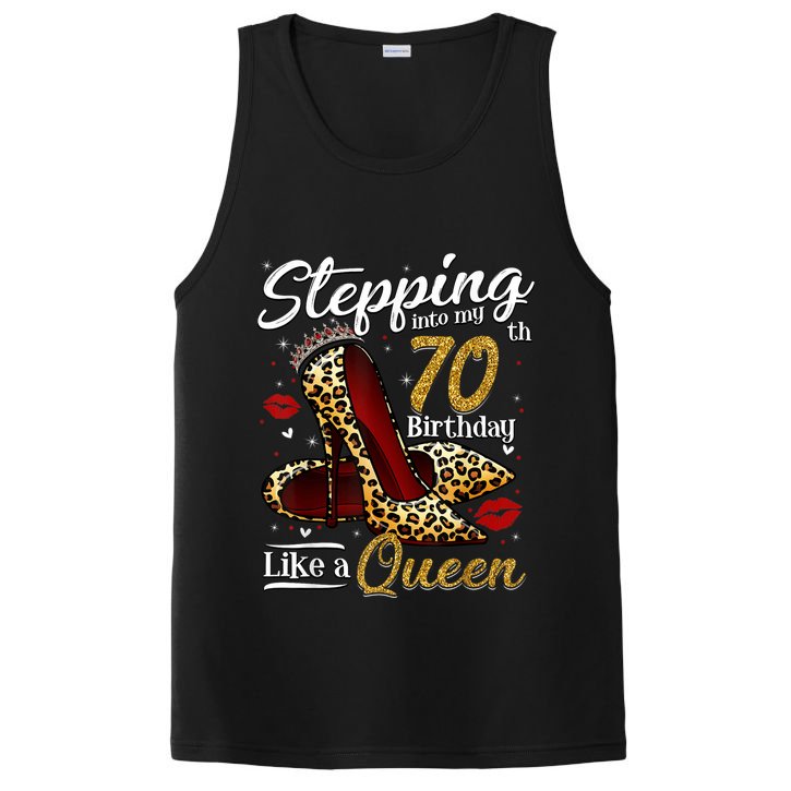 High Heels Stepping Into My 70th Birthday 70 and Fabulous PosiCharge Competitor Tank