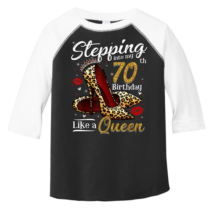 High Heels Stepping Into My 70th Birthday 70 and Fabulous Toddler Fine Jersey T-Shirt