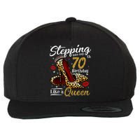 High Heels Stepping Into My 70th Birthday 70 and Fabulous Wool Snapback Cap
