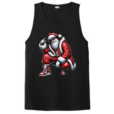 Hip Hop Santa Rapper Christmas PosiCharge Competitor Tank