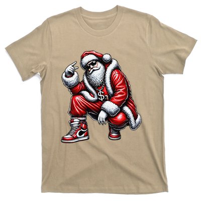 Hip Hop Santa Rapper Christmas T-Shirt