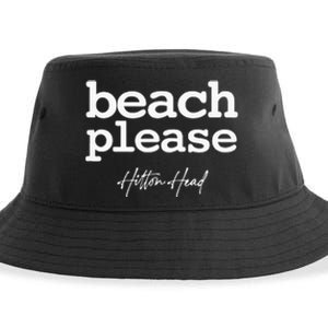 Hilton Head South Carolina Sc Beach Please Simple Sustainable Bucket Hat