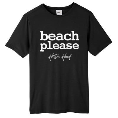 Hilton Head South Carolina Sc Beach Please Simple Tall Fusion ChromaSoft Performance T-Shirt