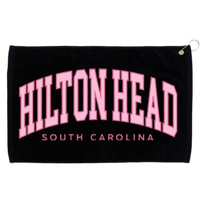 Hilton Head Sc South Carolina Retro Grommeted Golf Towel