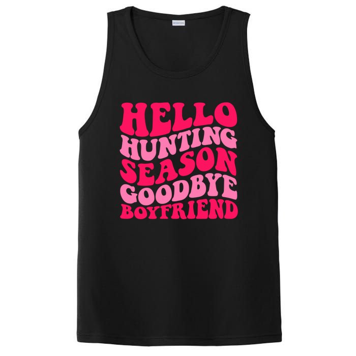 Hello Hunting Season Goodbye Boyfriend PosiCharge Competitor Tank