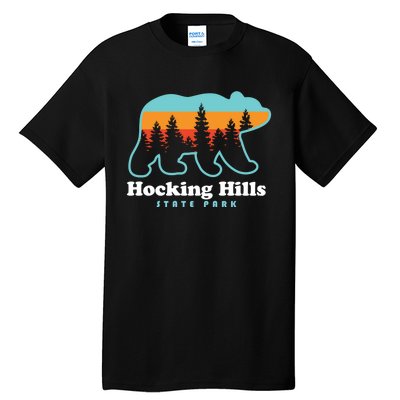 Hocking Hills State Park Bear Hocking Hills Camping Tall T-Shirt