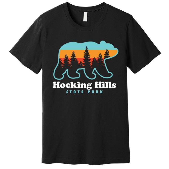 Hocking Hills State Park Bear Hocking Hills Camping Premium T-Shirt