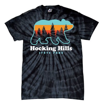 Hocking Hills State Park Bear Hocking Hills Camping Tie-Dye T-Shirt