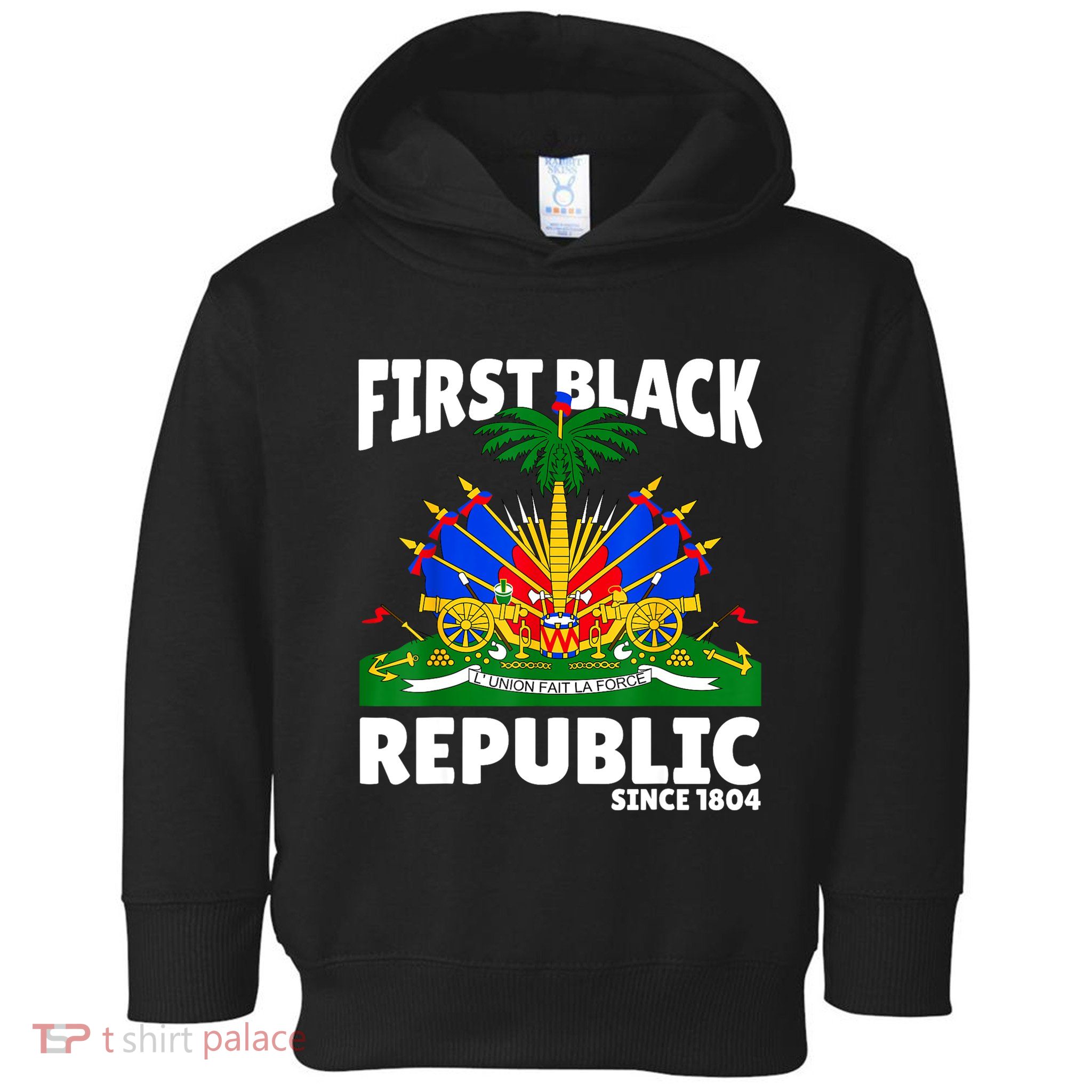 Haiti Heritage Since 1804 Proud Zoe Happy Haitian Flag Day Toddler Hoodie