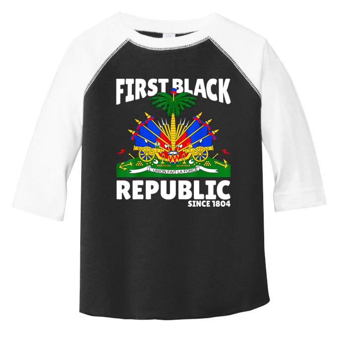 Haiti Heritage Since 1804 Proud Zoe Happy Haitian Flag Day Toddler Fine Jersey T-Shirt