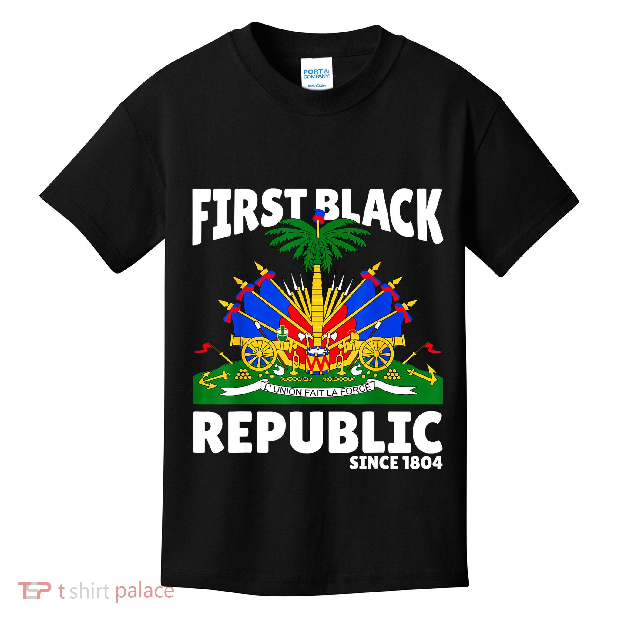 Haiti Heritage Since 1804 Proud Zoe Happy Haitian Flag Day Kids T-Shirt