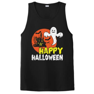 Happy Halloween Spooky Ghost PosiCharge Competitor Tank